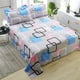 thumbnail image 1 of Juego de edredón tamaño matrimonial | Ropa de cama de 3 piezas para todas las estaciones | Microfibra de poliéster suave | Resistente al encogimiento y a la decoloración | Sábanas y fundas de, 1 of 6