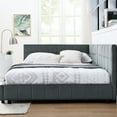 thumbnail image 2 of Tufted Design with Backrest - A Cozy Full Size Bed for Home, 2 of 2