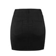 thumbnail image 4 of FashionMille Women Solid Corduroy Comfy High Waist Pocket A Line Mini Skirt, 4 of 5