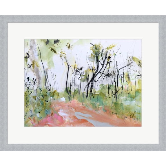Great Art Now Fire Trail Through Loftus Ridge by Ann Gordon, Framed Wall Art, 22.25W x 18.25H