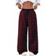 thumbnail image 1 of Pantalones de Cintura Elástica de Pierna Ancha para las Mujeres Pantalones de Tobillo de Mezcla de Lino Casual Impreso Recto, Pantalones de Pierna Ancha Casual para las Mujeres, 1 of 9