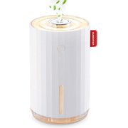 Mini Humidifier, 280ml Small Desk Humidifier, USB Personal humidifiers with 2 Mist Modes, Whisper Quiet, Shut-Off for Bedroom, Plants, Baby Room, Office and Car