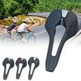thumbnail image 1 of Bicycle Saddle Breathable Comfortable Hollow RACEWORK Lightweight Road Bike Soft Saddle for Cycling, 1 of 7