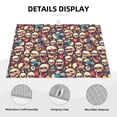 thumbnail image 3 of Bingfone rock record music Skull ,18" x 24"Dish Drying Mat for Kitchen Counter,Ultra Absorbent Microfiber, 3 of 7