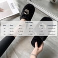 thumbnail image 3 of Qingpeng Ladies Closed Toe Open Back Plush Slippers Soft Cozy House Shoes Comfortable Indoor Footwear with Crown Detail for Home, 3 of 8