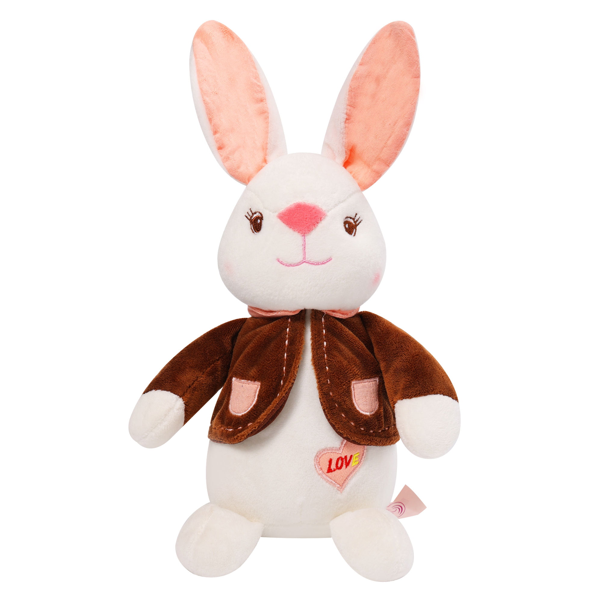 45cm Cute Rabbit Soft Plush Dress Rabbits Bunny Doll Soothing Toy Baby Girl Gift 