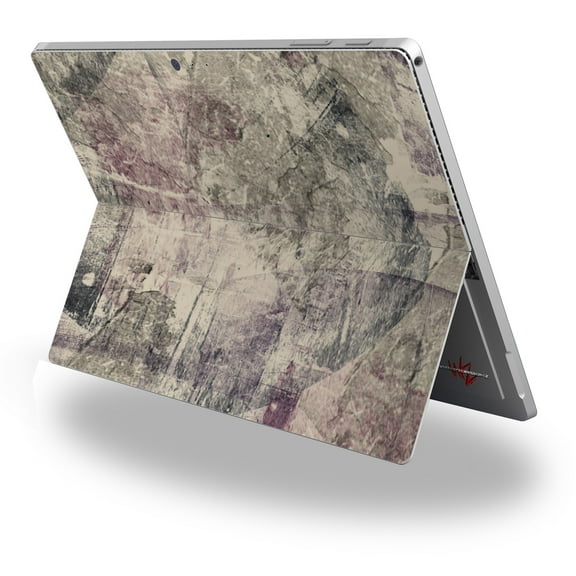 Decal Style Vinyl Skin for Microsoft Surface Pro 4 - Pastel Abstract Gray and Purple - (SURFACE NOT INCLUDED)