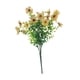 thumbnail image 5 of Ramo de flores violetas artificiales, planta falsa para jardín de casa con tallos verdes Amarillo, 5 of 9