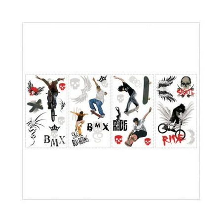 RoomMates Extreme Sports Peel and Stick Wall Decals