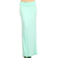 thumbnail image 1 of Plus Size Women's Solid Maxi Skirt, 1 of 3
