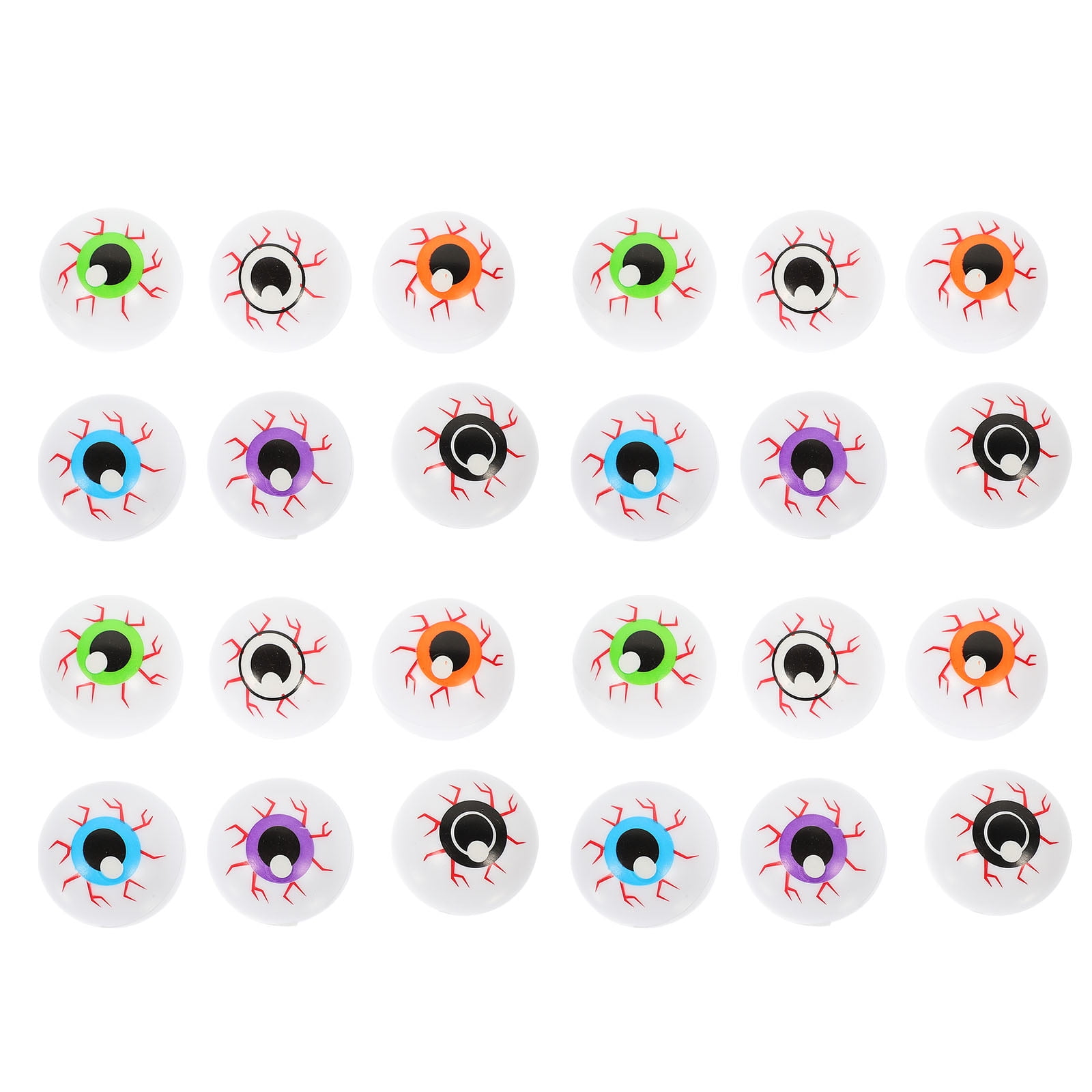 Halloween Eyeballs Eyeball Eyes Props Fake Scary Ball Bounce Doll Diy Toys Balls Pong Half Round