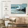 thumbnail image 4 of Elephant Stock Crashing Wave I Wall Art - Horizontal Multi Panel Canvas - Living Room Wall Decor - Beach Multi Panel - Teal And Blue Decor By Tim O'toole - 33" x 20", 4 of 4