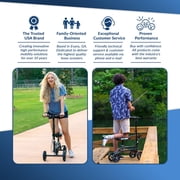 Economy KneeRover® Steerable Knee Scooter Black (MatteBlack)