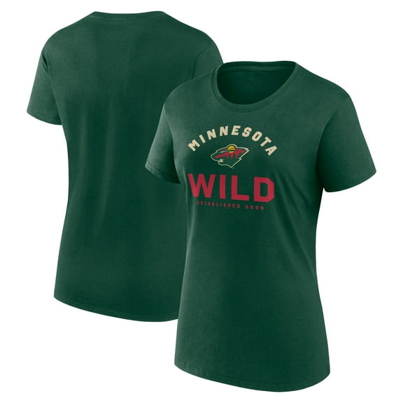 Women's Logo Athletic Green Minnesota Wild Unrivaled T-Shirt