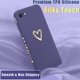 thumbnail image 5 of Funda para iPhone SE 2022, SE 2020, iPhone 7, iPhone 8 para mujeres y niñas, bonita y lujosa funda con forma de corazón [Suave, antiarañazos, protección completa para la lente de la cámara], funda de, 5 of 8