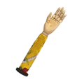 thumbnail image 4 of Milaget Wooden Jewellery Glasses Hand Display Stand with Flannel Long-Flower2, 4 of 7