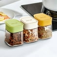 thumbnail image 1 of Xihbxyly Tarro de Vidrio para Condimentos, Capacidad de 300 Ml, Diseño Transparente Grueso, Incluye Cuchara, Sello a Prueba de Humedad, Fácil de Usar, Ideal para Organizar La Cocina, Hogar, Hotel, Ta, 1 of 7