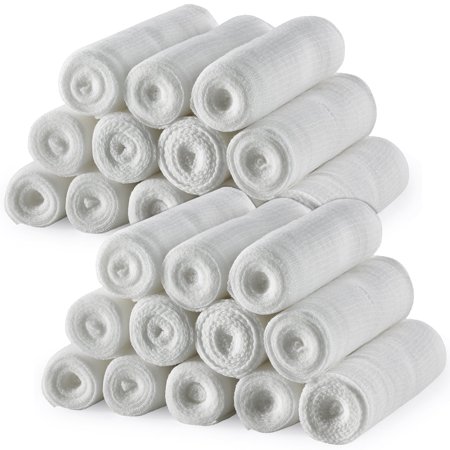 MEDca Bandage Rolls 24 Count, 3" x 4.1 Yds Medical Grade Gauze