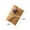 A, variant on Handmade Kraft Paper Greeting Card, DIY Blank Card with Dried Flowers, All Occasion Note Card with Envelope, Birthday Thank You Wedding Invitation Card Set (4.13x2.75 in)