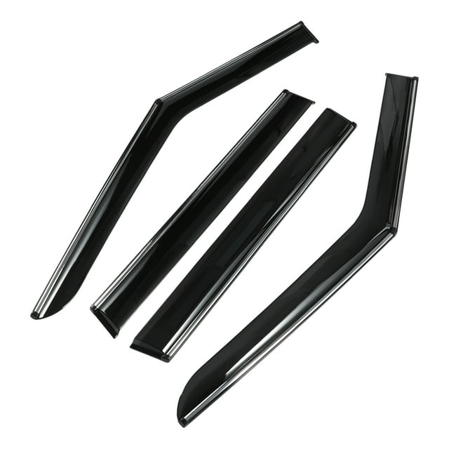 Deflectores de Ventana Lateral Unique Bargains para Mitsubishi Outlander Sport RVR 23-24 Protectores de Lluvia Negros Visores de Sol Ventiladores de Ventana Sombras de Ventana