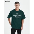 thumbnail image 3 of Mens Hi I Don't Care Thanks T shirt Funny Sarcastic Graphic Novelty Tee Graphic Tees, 3 of 9