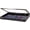Blue Felt, variant on Trade Show Display Case - w/ Wooden Dowels (Black)