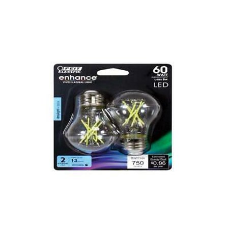 

1PK Feit Electric BPA1560950CAFL2 Enhance A15 Filament LED Bulb 8 W