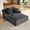 Dark Grey, variant on Jopath Chaise Lounge Chair Indoor, Comfy Sleeper Sofa for Reading Living Room Bedroom Apartment Dark Brown
