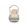 thumbnail image 6 of Journee Womens Shayana Multi Strap Sling Back Dress Sandals, Widths Available, 6 of 9