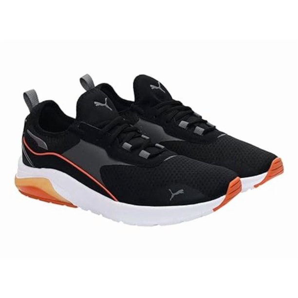 PU & MA Men's ELECTRO EPRO Sneakers Color Black Orange Size 10 (NEW ORIGINAL IN BOX