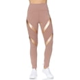 thumbnail image 5 of Full length Highwaist Legging with Rubber print and lazer cut mesh detail, 5 of 5