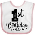 thumbnail image 3 of Inktastic 1st Birthday One Year Old Girls Girls Baby Bib, 3 of 4