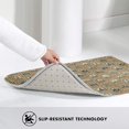 thumbnail image 4 of Stamp Pattern worlds Door Mat for Indoor, Welcome Door Mats Front Entrance Rug, Non-Slip Bathroom kitchen Rugs for Inside Floor, Small Rug Dog Door Mat 20X31.5 Inch, 4 of 5