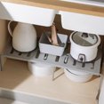 thumbnail image 2 of WRKEKC Clearance Expandable Kitchen Shelf for Cabinets or Pantry, Adjustable Storage Rack for Spices, Cans, or Small Appliances, Durable Plastic, 2 of 6