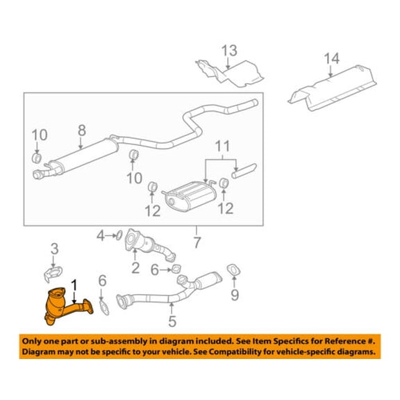 Chevrolet GM OEM 2004 Malibu 3.5L-V6-Catalytic Converter 22674111