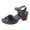 Blue, variant on Platform Wedge Sandals for Women 2025 Dressy Summer Ankle Strap Casual Hollow out Open Toe Heels Comfortable Work Breathable Dress Shoes Brown Size 9