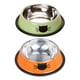 thumbnail image 1 of 2 cuencos para mascotas: verde y naranja, 1 of 6