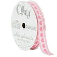 thumbnail image 2 of (3 pack) Offray Ribbon, Pink 3/8 inch Hearts Woven Ribbon, 9 feet, 2 of 13