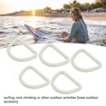 thumbnail image 4 of 5 uds Anillos en D Resistentes para Barcos Ancla de Amarre con Anillo en D para Kayak Barcos de Pesca Canoa Inflable ANGGREK  Otros, 4 of 8