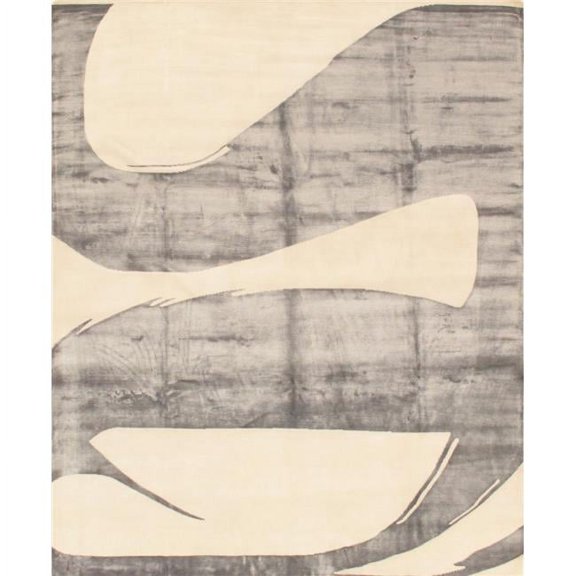 Pasargad Home P-18H 8X10 Pasargad Home Modern Collection Hand-Knotted Lamb's Wool Area Rug- 8' 0' X 9' 9'