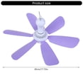 thumbnail image 3 of Portable Energy Saving USB Ceiling Fan 5V Fan Quiet For Bedroom Camping Indoor Outdoor Travel Home Use, 3 of 9