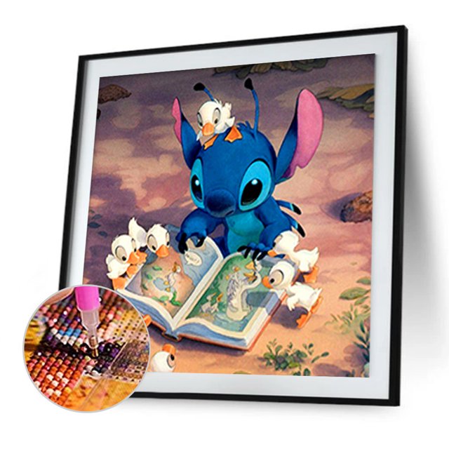 Cuadros Decorativos 5D bricolaje completo taladro diamante pintura patos Cruz puntada bordado mosaico Kit Tmvgtek embutido en tela