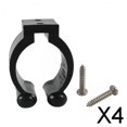 thumbnail image 1 of Colaxi 4x Wall Mounted Fishing Rod Storage Clip Tackle Bracket Holder Rack Display Organizer Rest for Boat Stand Garage All Types Rods Indoor Locating 4 Pcs, 1 of 8