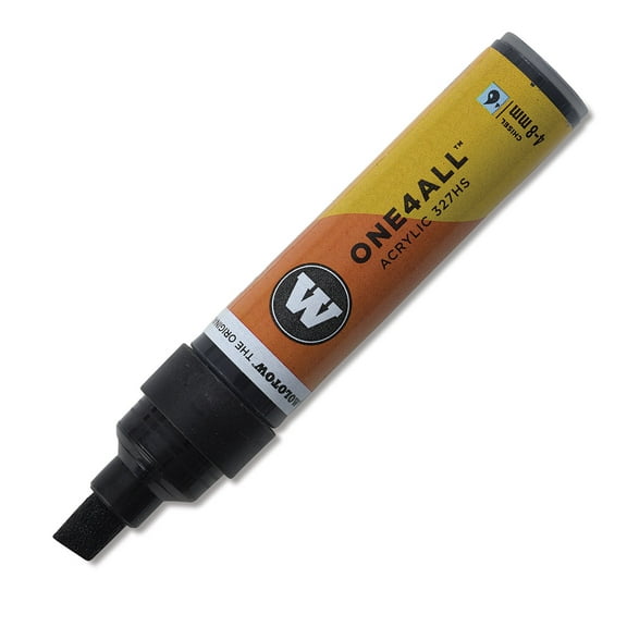 MOLOTOW 4-8mm Chisel Tip Acrylic Pump Marker Signal Black