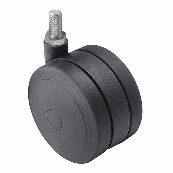 Shepherd Hardware Stem Caster,3 7/8"dia,225lb PSF100748BK-B