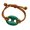 Green, variant on Fashionable Pigs Nose Resin With Customizable Fit Stretchable Trendy Bangle Accessory Ideal For Gifts