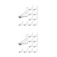 thumbnail image 1 of Justharion La Nappe Est Sécurisée et Sans Rides avec Ces Pinces en Tissu Réglables Pouvant Contenir 10PCS 2Set Transparent, 1 of 6