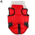thumbnail image 4 of PULLIMORE Winter Warm Dog Jackets Waterproof Padded Zipper Dog Vest Coats Pet Clothes for Small Medium Dogs (L, Black + Red), 4 of 8