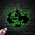 thumbnail image 4 of Handmadetneonsign Custom Name BBQ Metal Wall Art LED Light - Personalized Barbecue Name Sign Home Decor, 4 of 5
