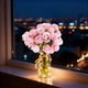 thumbnail image 3 of Decoraciones para San Valentín, adornos para San Valentín, regalos para San Valentín, ramo de 27 rosas azules aplastadas, regalo para San Valentín, ramo de flores artificiales para boda, rosas falsas,, 3 of 5